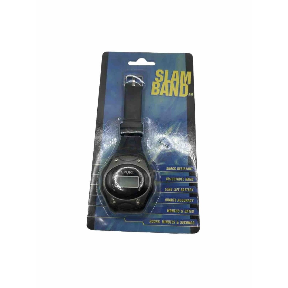 Slam Band Sealed Watch Shock Resistant Adjustable Band Long Battery Life Quartz
